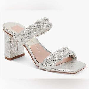 Dolce Vita Silver Paily Heels